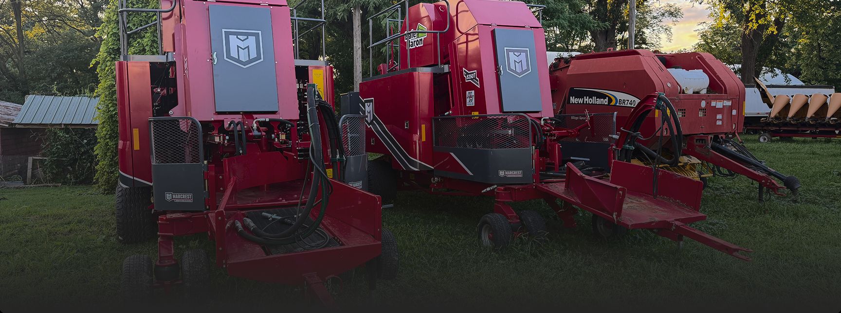 Mancrest equipment lined up